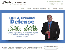 Tablet Screenshot of buttecountyduilawyer.com